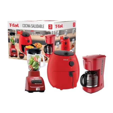 Combo de Electrodomésticos T Fal Cocina Saludable Rojo a precio de socio |  Sam's Club en línea