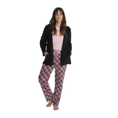 Pijama para Dama Perry Ellis Talla CH Negro de 3 pzas a precio de socio |  Sam's Club en línea