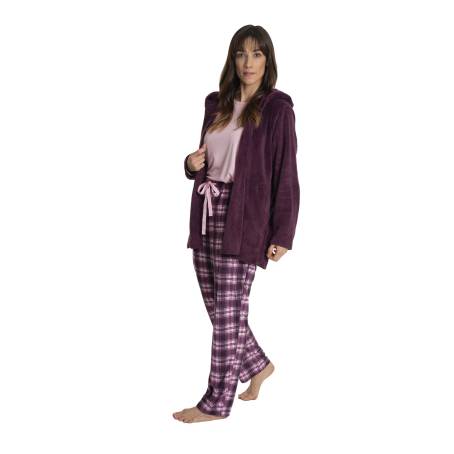Pijama para Dama Perry Ellis Talla G Uva de 3 pzas a precio de socio |  Sam's Club en línea