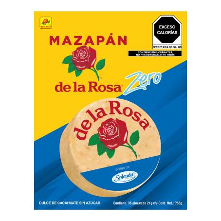 Mazapán De la Rosa Zero 36 pzas | Sam's Club
