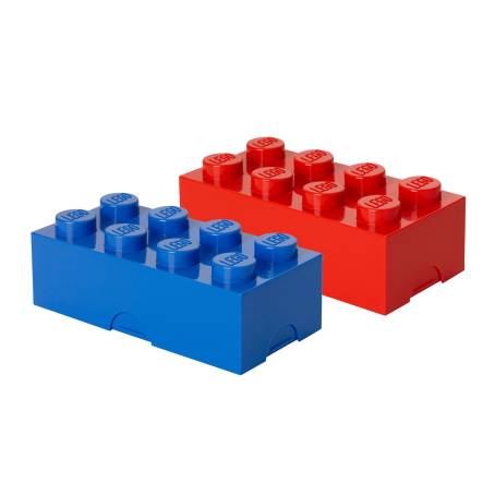 LEGO Caja de almacenamiento azul real Ladrillo 8